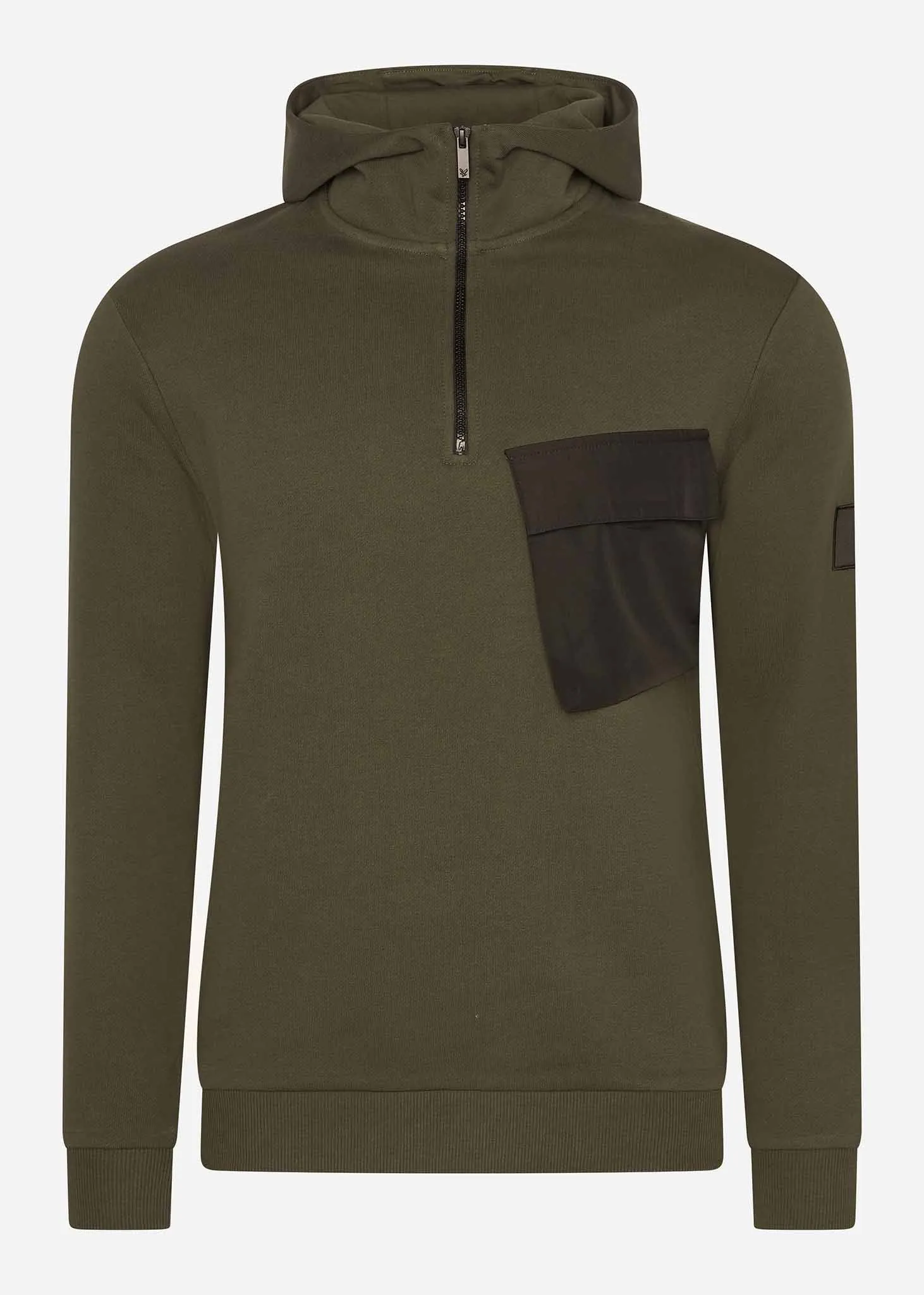 Pocket hoodie - olive