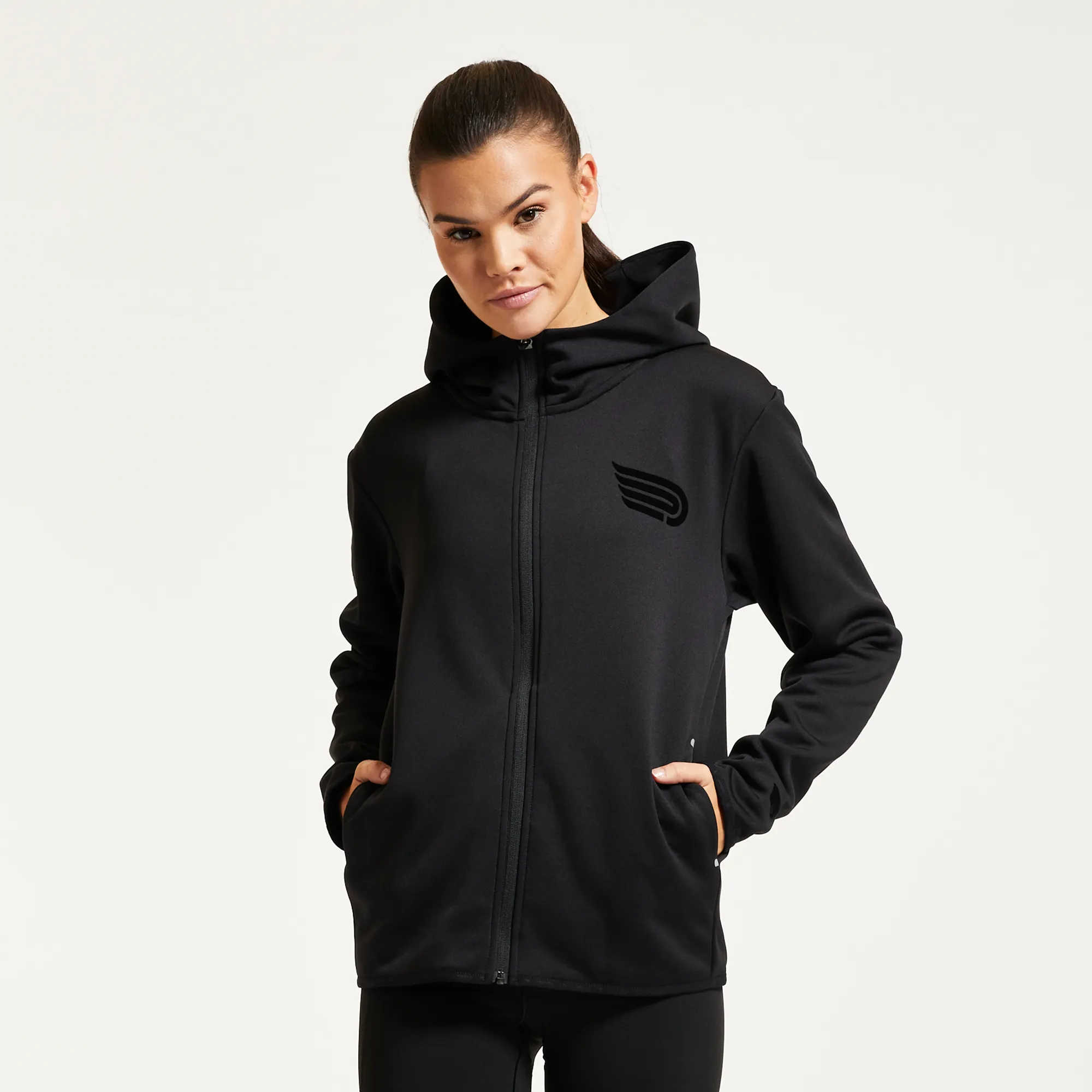 Pressio Renew Zip Through (Womens) - Black