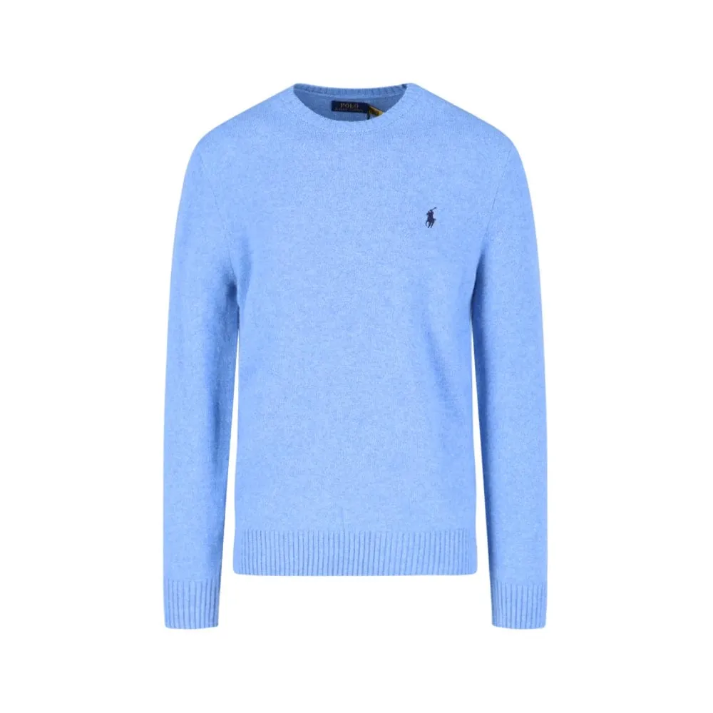 Ralph Lauren Long Sleeve Crewneck Soft Royal Blue