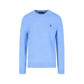 Ralph Lauren Long Sleeve Crewneck Soft Royal Blue