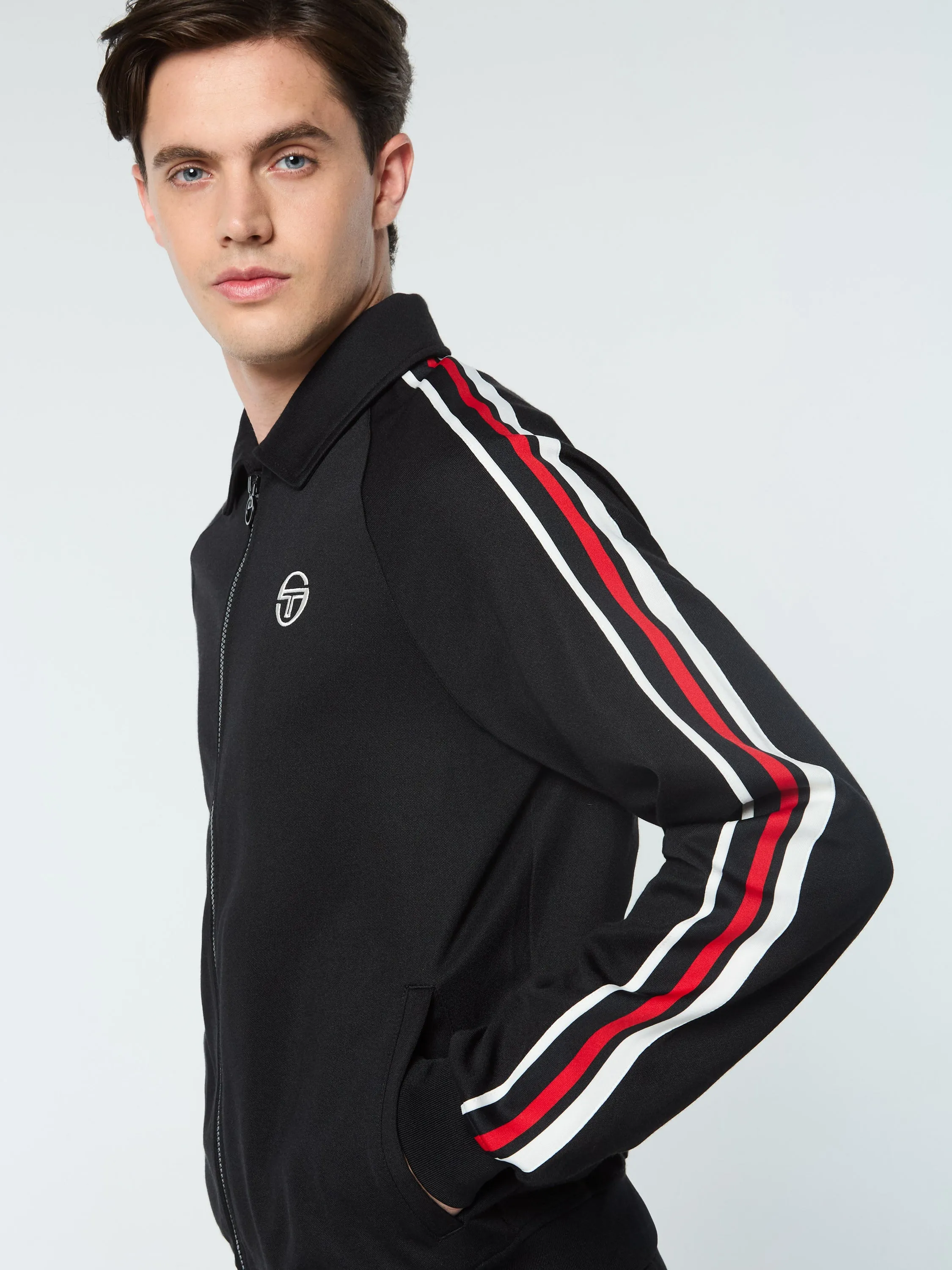 Renshaw Tape Track Top- Black