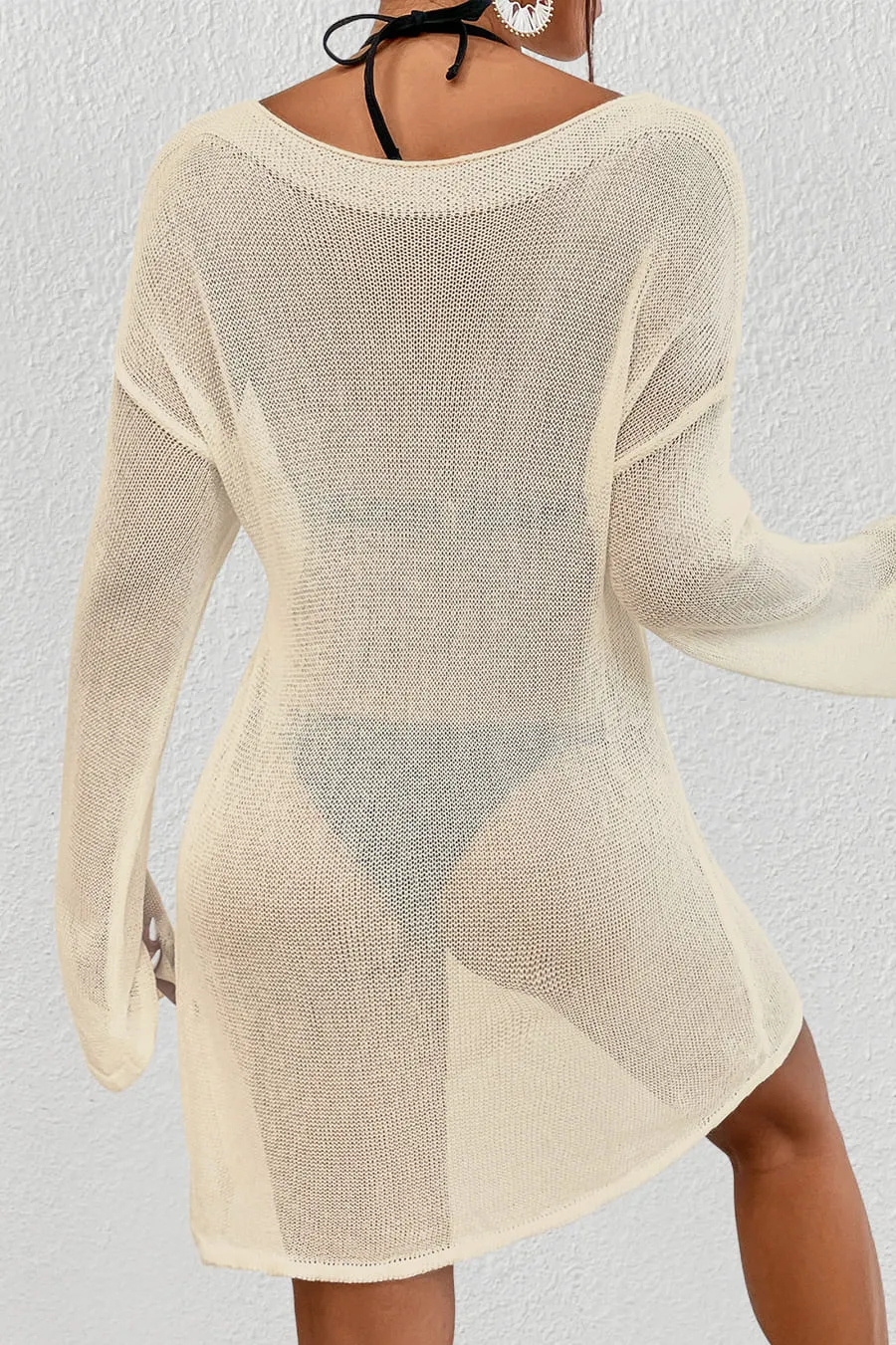 See Through Swim Cover Up Dress