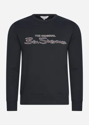 Signature logo sweat - black