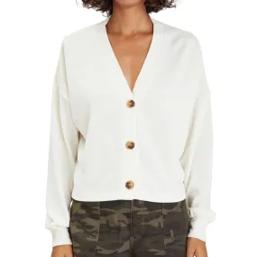 Social Standard by Sanctuary Women's Cream Long Sleeve Daytripper Cardigan