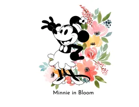 Steamboat Willie - Bloom - Crop Hoodie