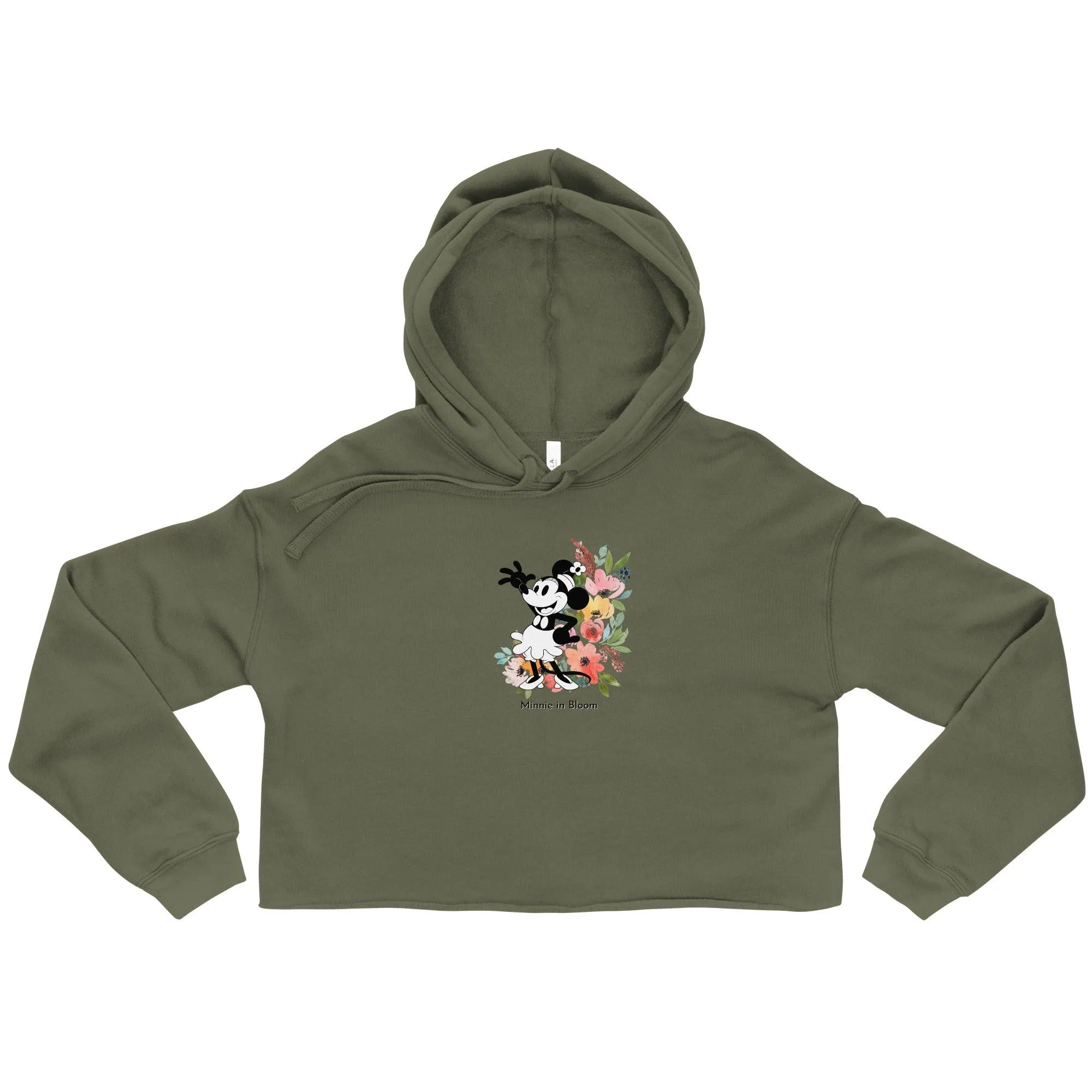 Steamboat Willie - Bloom - Crop Hoodie