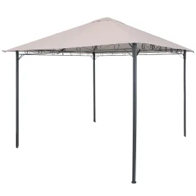 Sunnydaze 10' x 10' Steel Gazebo with Weather-Resistant Fabric Top