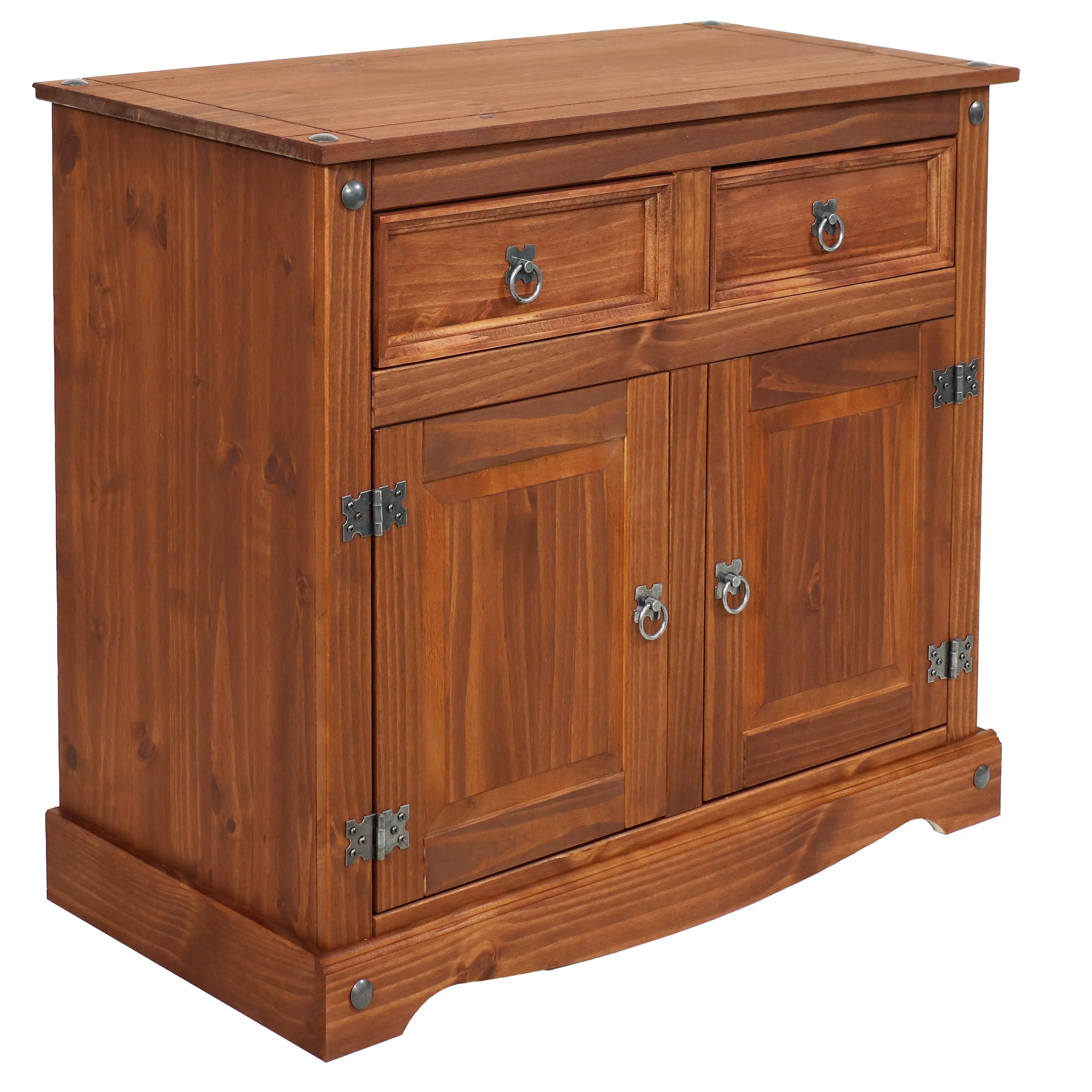 Sunnydaze Kitchen Sideboard Cabinet with 2 Drawers and 2 Doors - 31.5" H