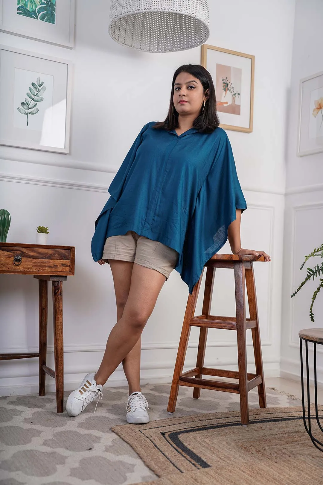 Teal Kaftan Top - Intriguin