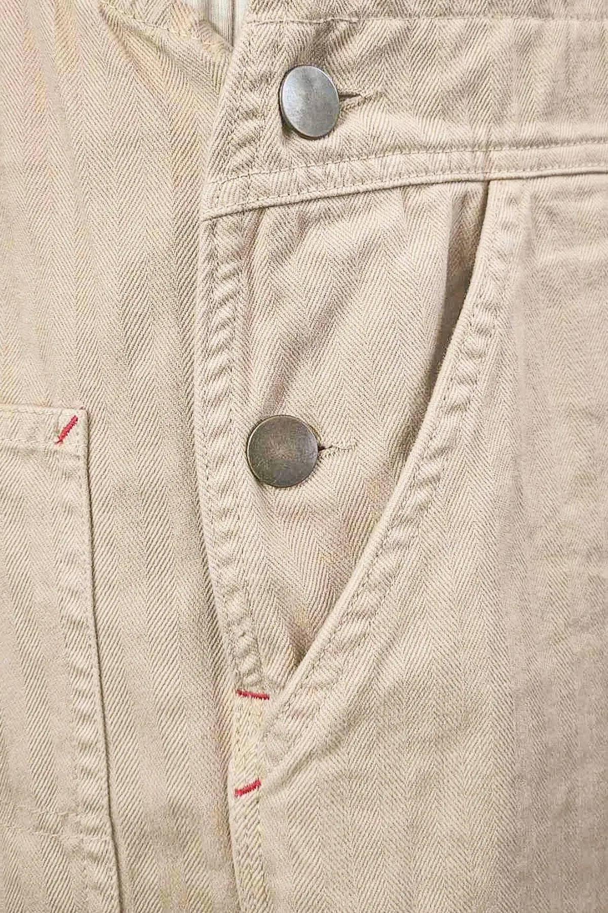 The Quartermaster - Italian Work Bib Overall HBT in Khaki