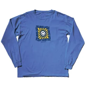 The Quiet Life Sunshine LS Pigment Dyed T-Shirt - Blue