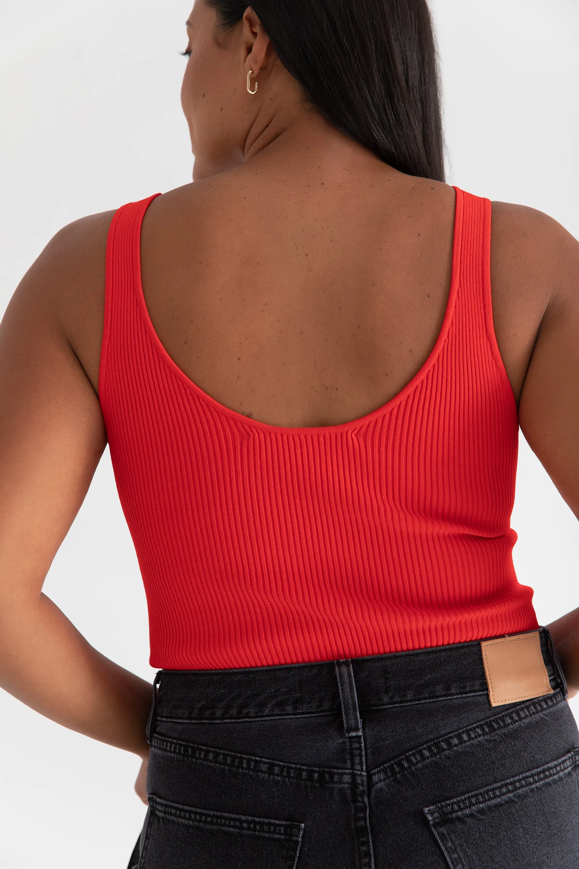 The Sweater: Tank - Cherry