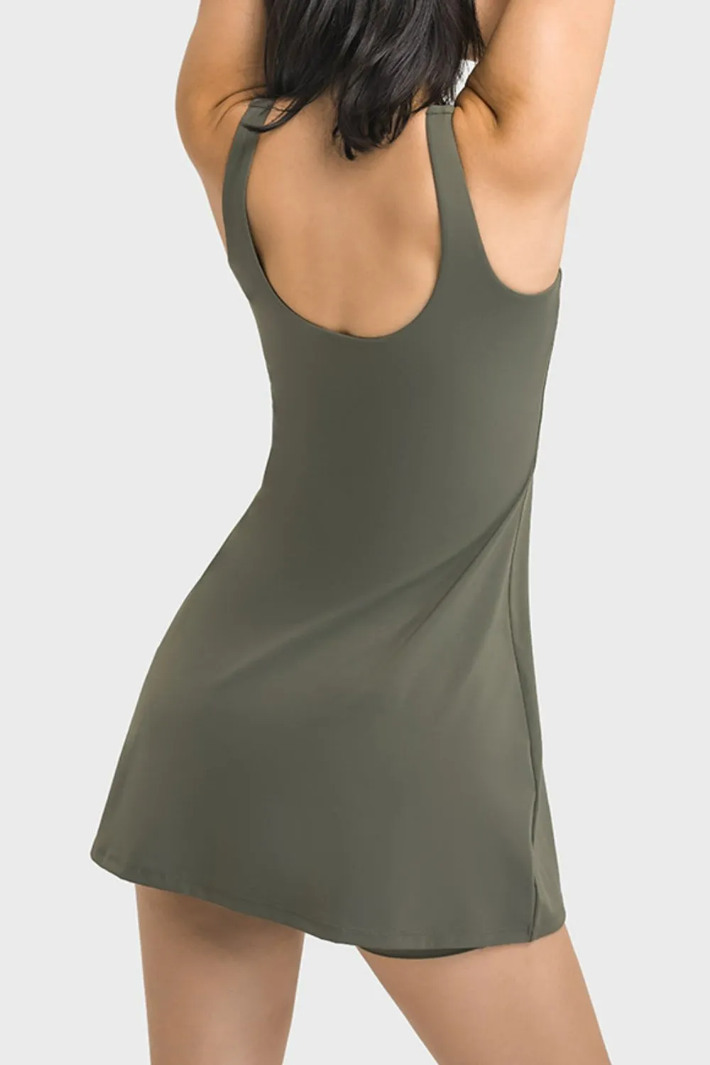 Tia Sports Tank Dress w/Full Coverage Bottoms