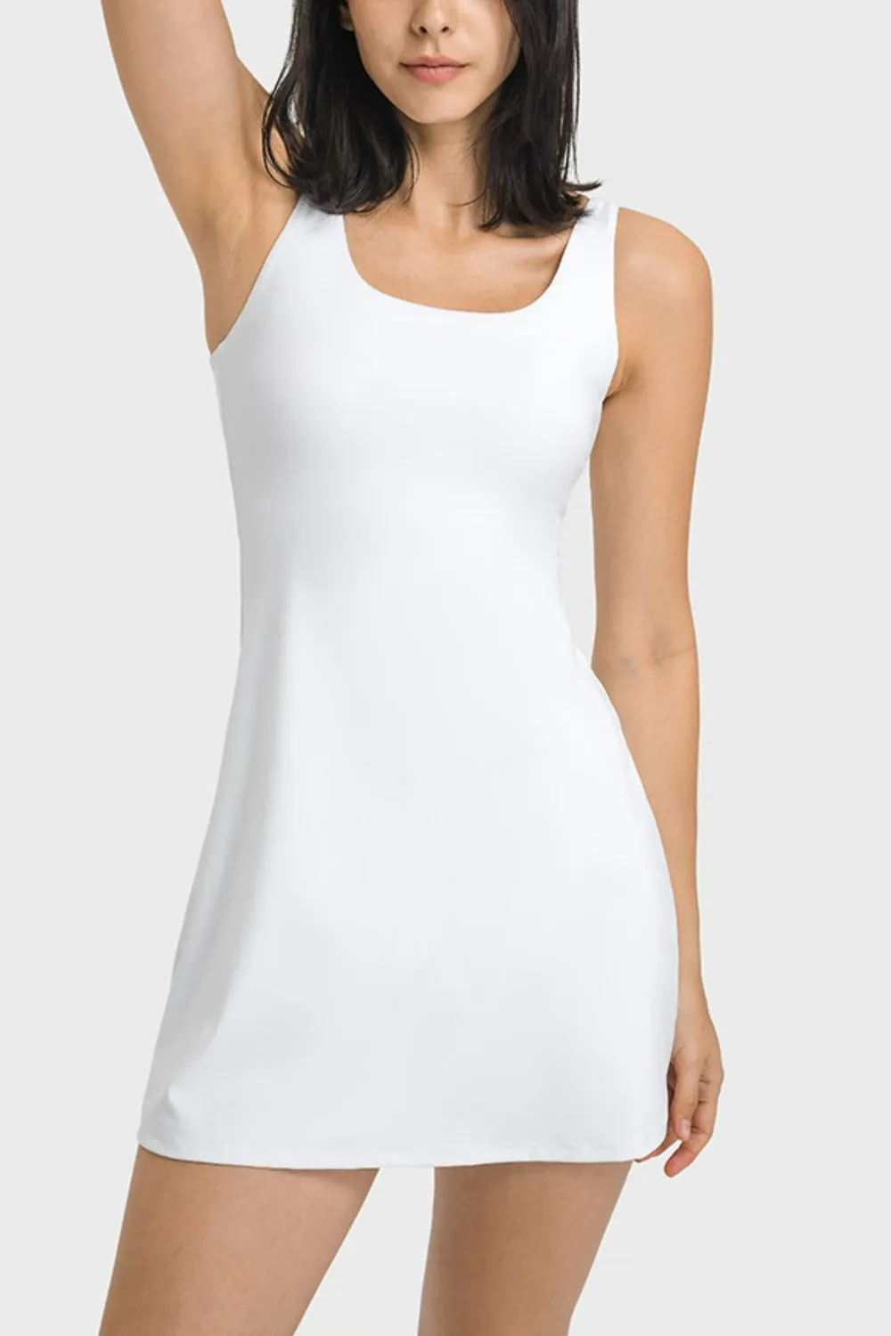 Tia Sports Tank Dress w/Full Coverage Bottoms