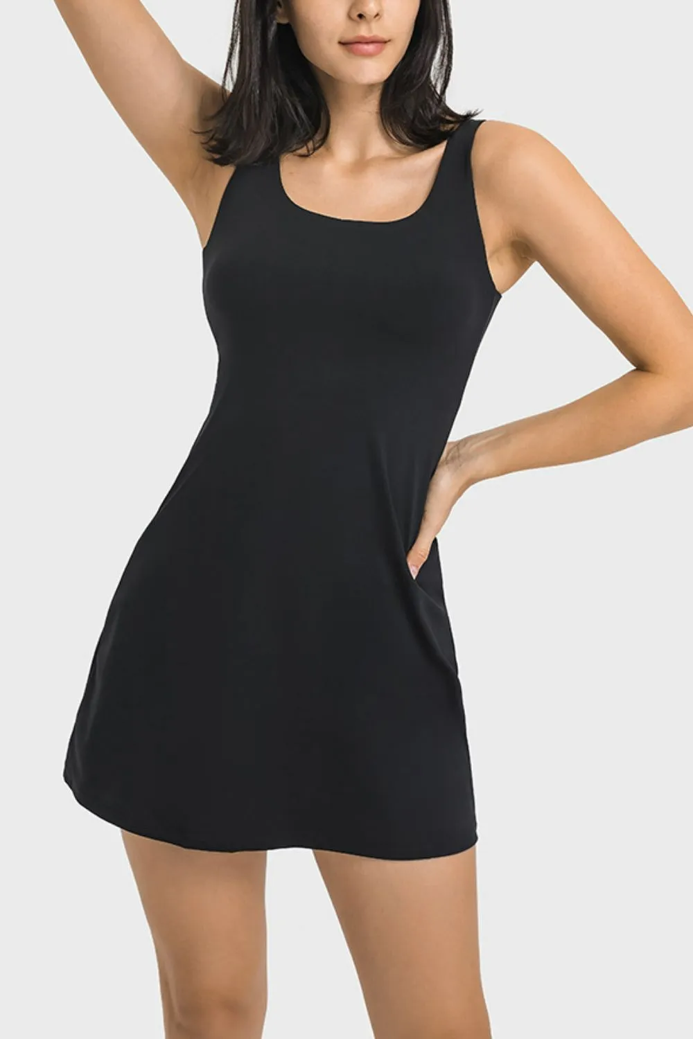 Tia Sports Tank Dress w/Full Coverage Bottoms