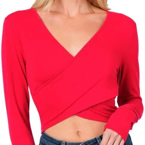 Twist Front Crop Top - 3 Colors