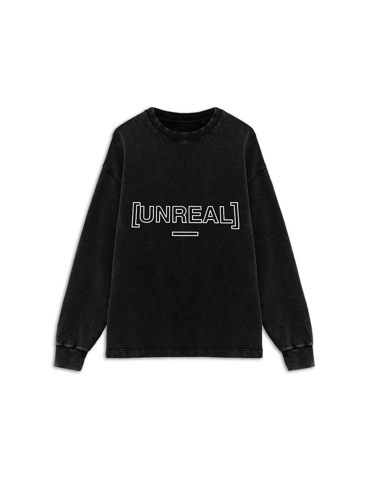 UNREAL Signature Crewneck Jet Black