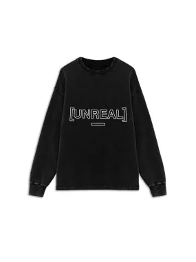 UNREAL Signature Crewneck Jet Black