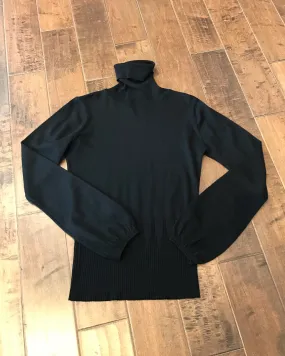 VANESSA BRUNO Puffy Sleeve T-Neck Sweater