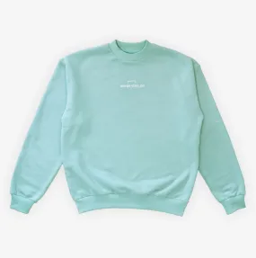 WINNER STAYS ON SWEATER (TURQUOISE)