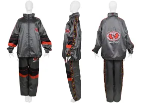 WU-TANG CLAN GREY, RED, & BLACK TRACKSUIT 1996